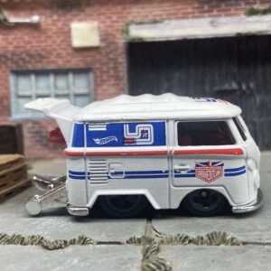 Loose Hot Wheels - VW Kool Kombi Van - Urban Outlaw Red White and Blue Livery