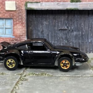 Loose Black Wall Hot Wheels 1988 - Porsche 911 - Black