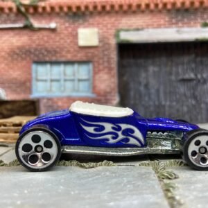 Loose Hot Wheels - 1927 Ford T-Bucket Track T - Blue with Door Flames