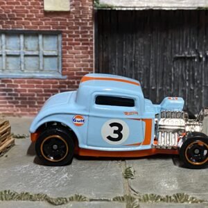 Loose Hot Wheels - 1932 Ford Model A 3 Window - Blue GULF Racing 3
