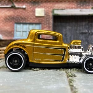 Loose Hot Wheels - 1932 Ford Model A 3 Window - Gold and Black