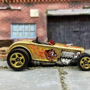 Loose Hot Wheels - 1932 Ford Model A "Deuce Roadster" - Gold Speed Demon Livery