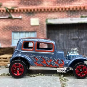 Loose Hot Wheels - 1932 Ford Vicky - Blue with Flames