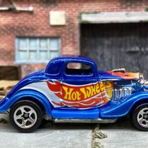 Loose Hot Wheels 1934 Ford 3 Window Dressed in Blue Hot Wheels Livery