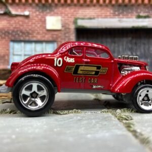Loose Hot Wheels: 1937 Ford Pass'n Gasser Dressed in Mr Gasket Dark Red
