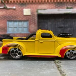 Loose Hot Wheels 1940 Ford Drag Truck Dressed in Yellow Haulin 40 Livery