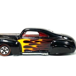 Loose Hot Wheels - 1941 Ford Coupe Tail Dragger - Black with Flames