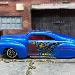 Loose Hot Wheels 1941 Ford Coupe Tail Dragger - Blue Zombie Graphics