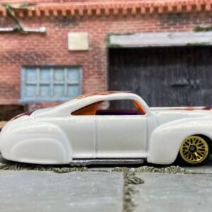 Loose Hot Wheels 1941 Ford Coupe Tail Dragger Dressed in White with Flames
