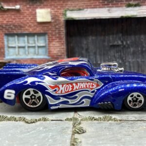 Loose Hot Wheels -1941 Willys Drag Car - Blue and Silver Hot Wheels