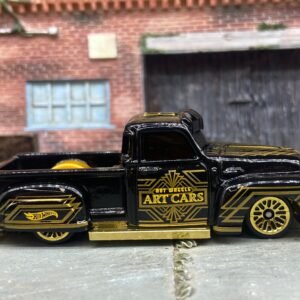 Loose Hot Wheels 1952 Chevy Pick Up Truck Dressed in LA TROCA Black and Gold