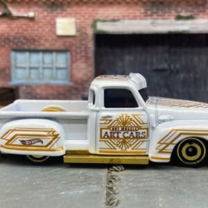 Loose Hot Wheels 1952 Chevy Pick Up Truck Dressed in LA TROCA White and Gold