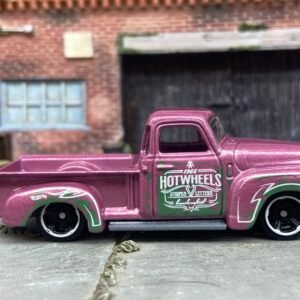 Loose Hot Wheels 1952 Chevy Pick Up Truck Dressed in Pink Hot Wheels Livery