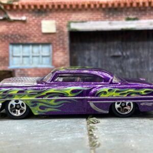 Loose Hot Wheels - 1953 Chevy - Purple with Flames