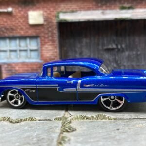 Loose Hot Wheels - 1955 Chevy - Blue and Black
