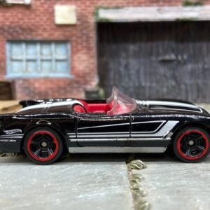 Loose Hot Wheels - 1955 Chevy Corvette - Black and White