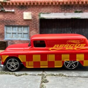 Loose Hot Wheels - 1956 Chevy Panel Truck - Satin Red