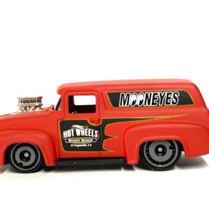 Loose Hot Wheels - 1956 Ford F100 Panel Truck - Satin Red Mooneyes