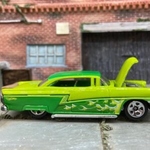 Loose Hot Wheels - 1956 Mercury 56 Merc - Green with Flames