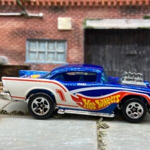 Loose Hot Wheels: 1957 Chevy - Blue Hot Wheels 1 Livery