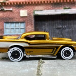 Loose Hot Wheels -1957 Chevy - Gold and Black