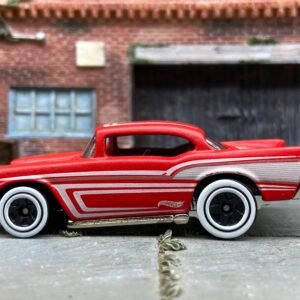 Loose Hot Wheels - 1957 Chevy - Red and White