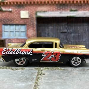 Loose Hot Wheels 1957 Chevy - Edelbrock Black and Gold