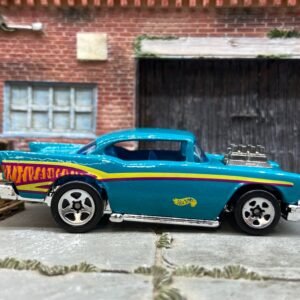 Loose Hot Wheels: 1957 Chevy - Teal Blue