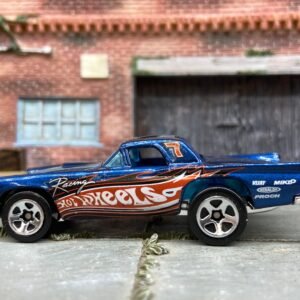 Loose Hot Wheels 1957 Thunder Bird 57 T-Bird Dressed in Blue Hot Wheels Racing Livery