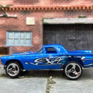 Loose Hot Wheels - 1957 Thunder Bird 57 T-Bird - Blue with Graphics
