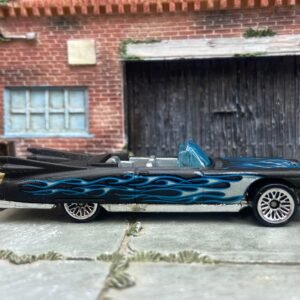Loose Hot Wheels - 1959 Cadillac Eldorado - Satin Black With Flames