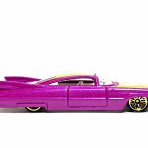 Loose Hot Wheels - 1959 Cadillac - Pink, White and Orange