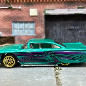 Loose Hot Wheels - 1959 Chevy Impala - Teal and Purple