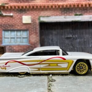 Loose Hot Wheels - 1959 Chevy Impala - White and Gold