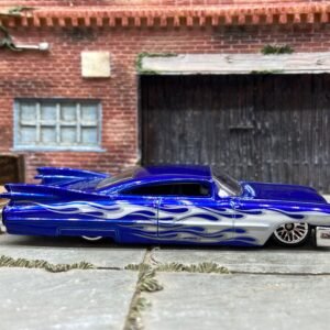 Loose Hot Wheels - 1959 Custom Cadillac - Blue with Flames