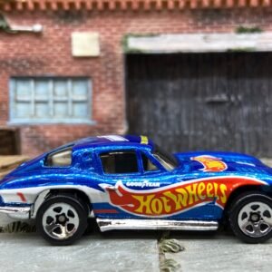 Loose Hot Wheels 1963 Chevy Corvette Dressed in Blue Hot Wheels Livery