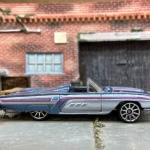 Loose Hot Wheels - 1963 Ford Thunderbird T-Bird - Blue with Graphics