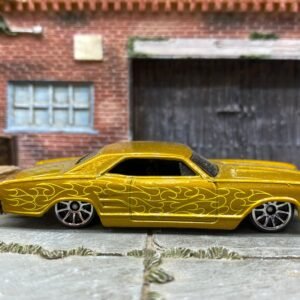 Loose Hot Wheels - 1964 Buick Rivera - Gold with Tribal Flames