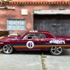 Loose Hot Wheels - 1964 Chevy Chevelle SS - Burgundy #6 Livery