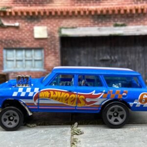 Loose Hot Wheels - 1964 Chevy Nova Station Wagon Gasser - Hot Wheels Red, White and Blue Livery