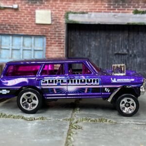 Loose Hot Wheels - 1964 Chevy Nova Station Wagon Gasser - Purple Supernova