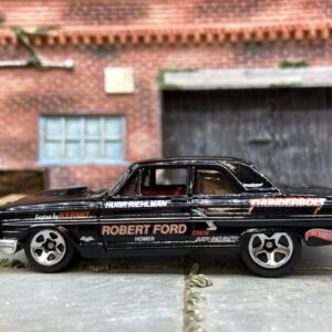 Loose Hot Wheels 1964 Ford Fairlane Thunderbolt Dressed in Thunderbolt Black Livery
