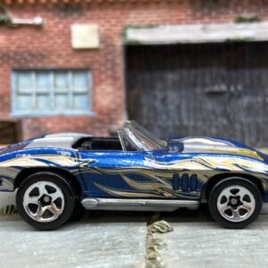 Loose Hot Wheels - 1965 Chevy Corvette - Blue and Silver