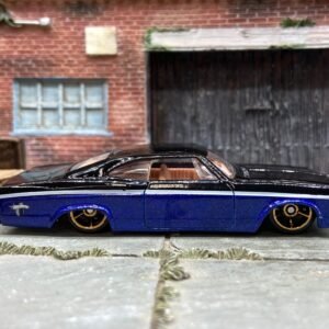 Loose Hot Wheels: 1965 Chevy Impala - Black and Blue