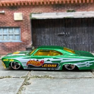 Loose Hot Wheels 1965 Chevy Impala - Green and White Hot Wheels Livery
