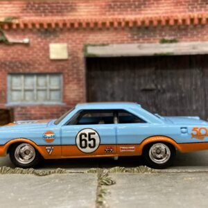 Loose Hot Wheels 50th Anniversary 1965 Ford Galaxy 500 Dressed in Blue and Orange Gulf #65 Livery