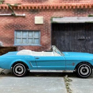 Loose Hot Wheels - 1965 Ford Mustang Convertible - Light Blue and White