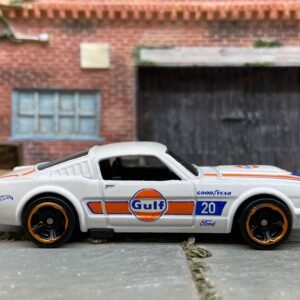 Loose Hot Wheels - 1965 Ford Mustang Fastback - White Gulf Livery