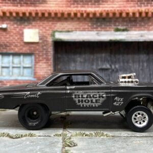 Loose Hot Wheels 1965 Mercury Comet Cyclone Gasser Dressed in "Black Hole" Satin Black Livery