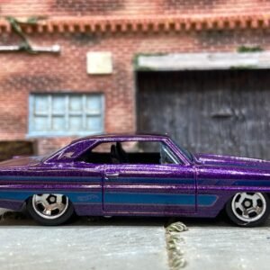 Loose Hot Wheels - 1966 Chevy Nova - Purple and Blue